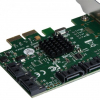 Контролер RAID Frime Marvell 88SE9230 4xSATA, 2xPCIe (ECF-PCIE4sRAID001.LP) зображення 2