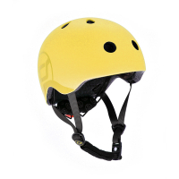 Photos - Bike Helmet Scoot & Ride Шолом Scoot&Ride LED 51-55 см S/M Lemon  SR-190605-LEMON (SR-190605-LEMON)