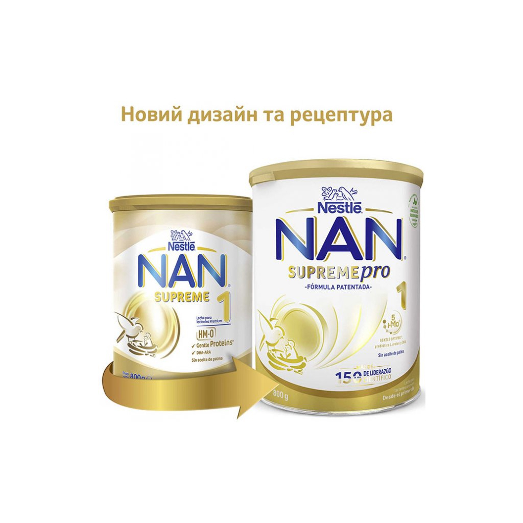 Дитяча суміш Nestle NAN Supreme Pro 1 з олігосахаридами та лактобактеріями +0 міс. 8 (7613035854444) зображення 2