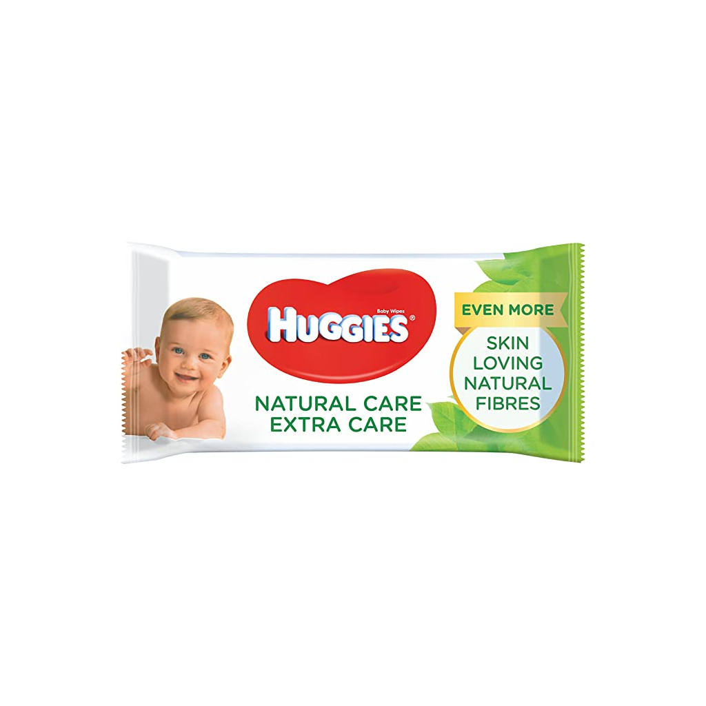 Детские влажные салфетки Huggies N'Care Extra Care 56шт (5029053568720) изображение 3