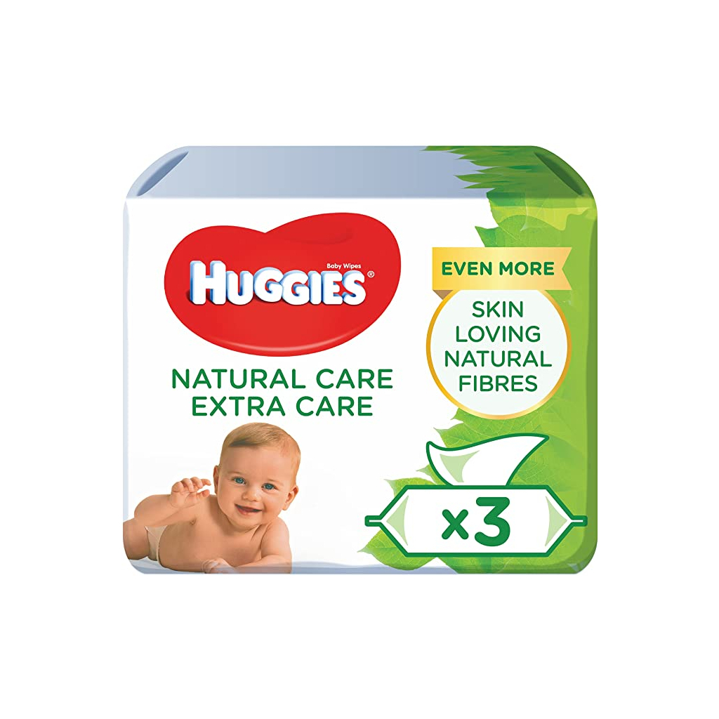 Дитячі вологі серветки Huggies N'Care Extra Care 56шт (5029053568720)
