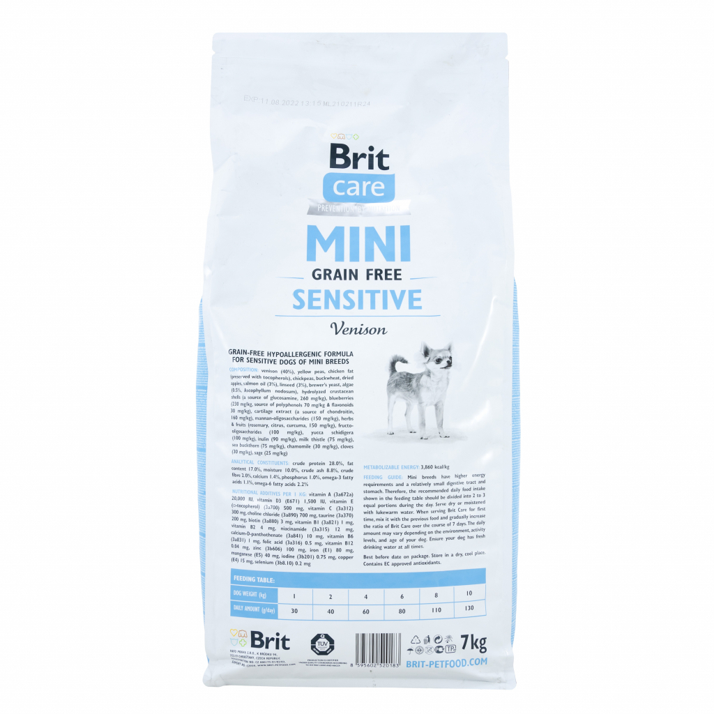 Сухой корм для собак Brit Care GF Mini Sensitive 7 кг (8595602520183) изображение 2