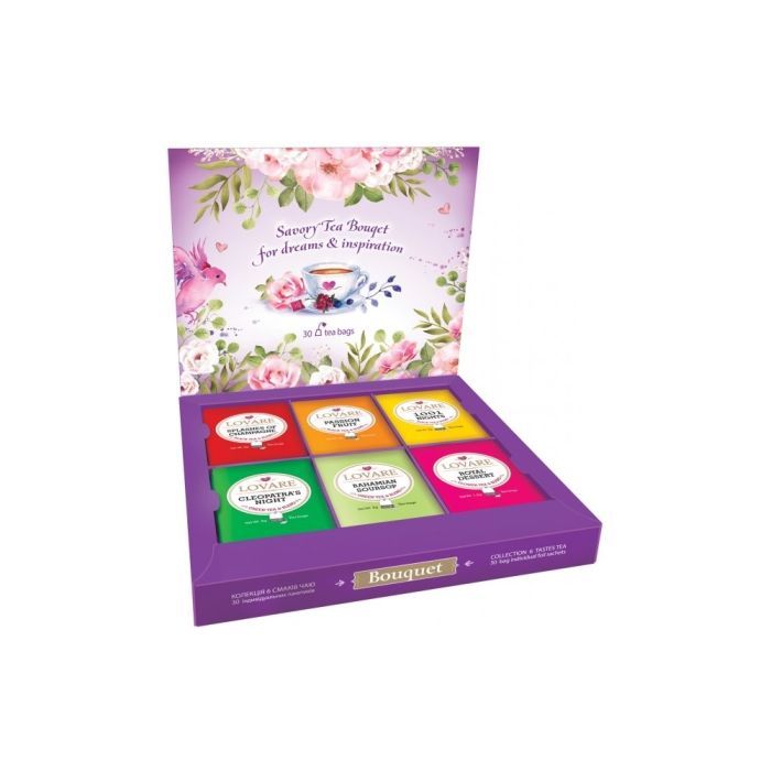 Чай Lovare Bouquet ассорти 30 шт (874186) изображение 2