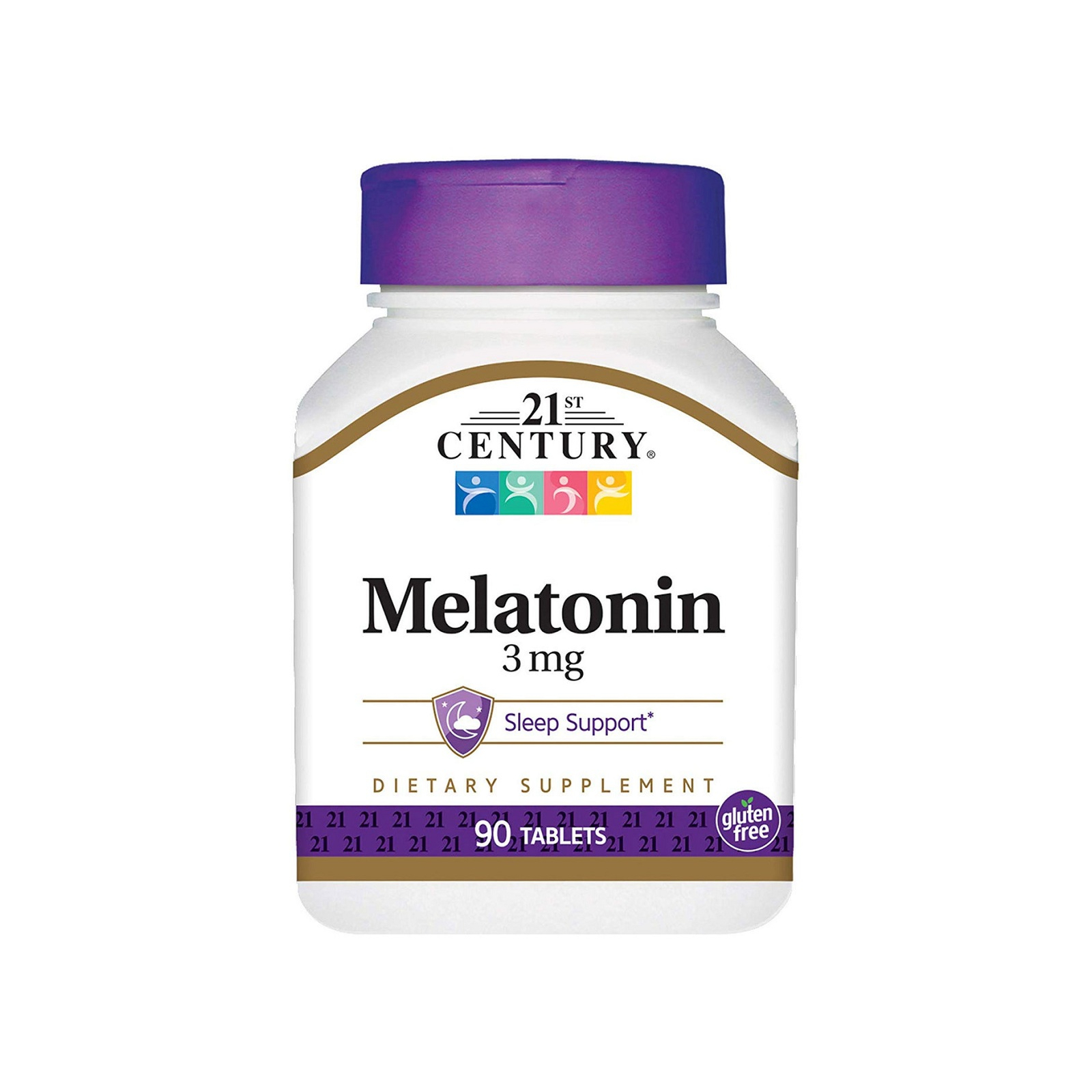 Витаминно-минеральный комплекс 21st Century Мелатонин, 3 мг, Melatonin, 90 таблеток (CEN-21240)