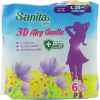 Гигиенические прокладки Sanita 3D Airy Gentle Slim Wing 29 см 6 шт. (8850461090742)