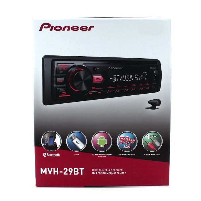 Автомагнитола Pioneer MVH-29BT изображение 5