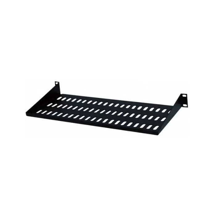 Полка 19" Hypernet 1U глуб. 300мм, цвет черный (CS-300-1U-BLACK)