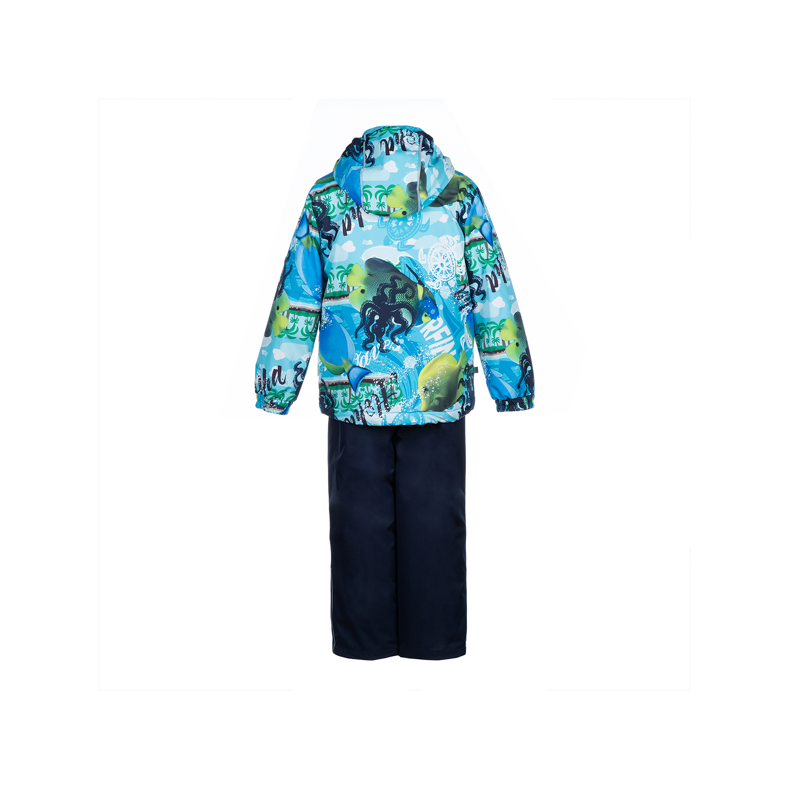 Комплект верхней одежды Huppa YOKO 41190014 синий с принтом/тёмно-синий 98 (4741468786940) изображение 3