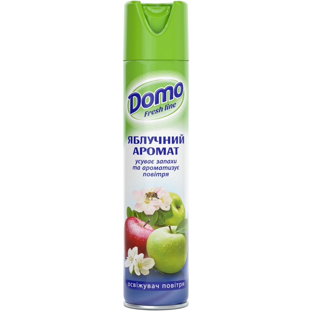 Освежитель воздуха Domo Яблочный аромат 300 мл (XD 10053)