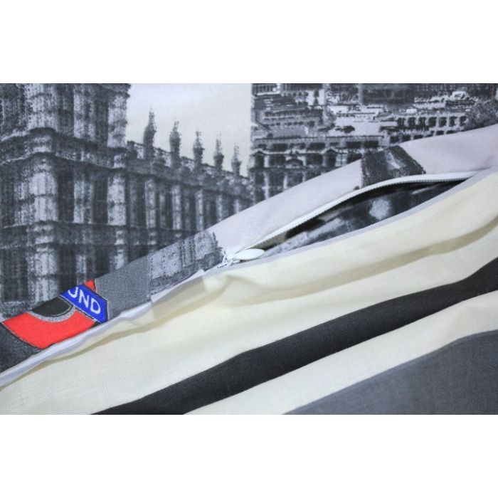 Постельное белье MirSon Бязь Ranforce Elite 17-0538 London Street 160х220 (2200004699240) изображение 4