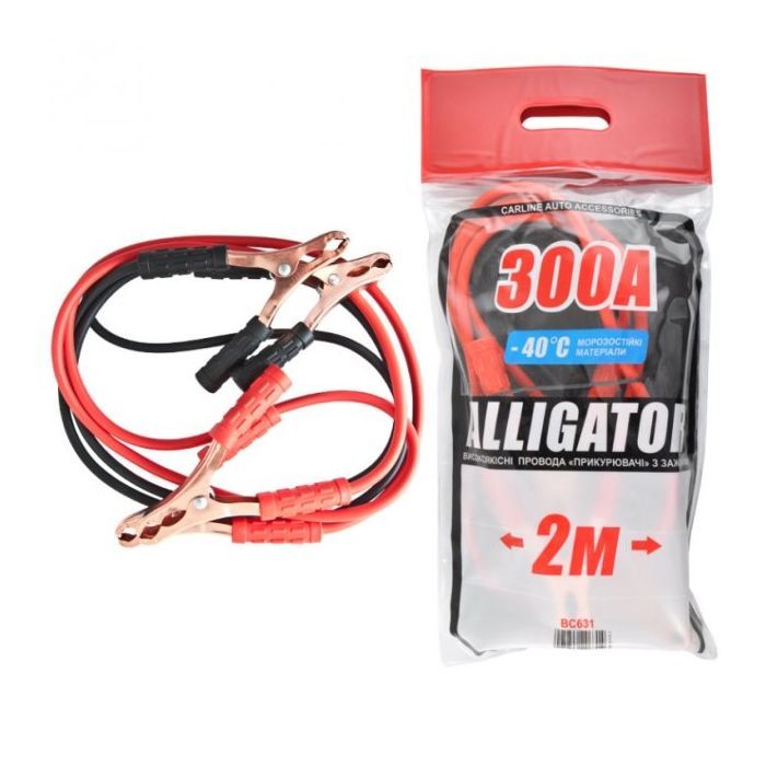 Провода для запуска для автомобиля CarLife Alligator 300А (BC631) изображение 2