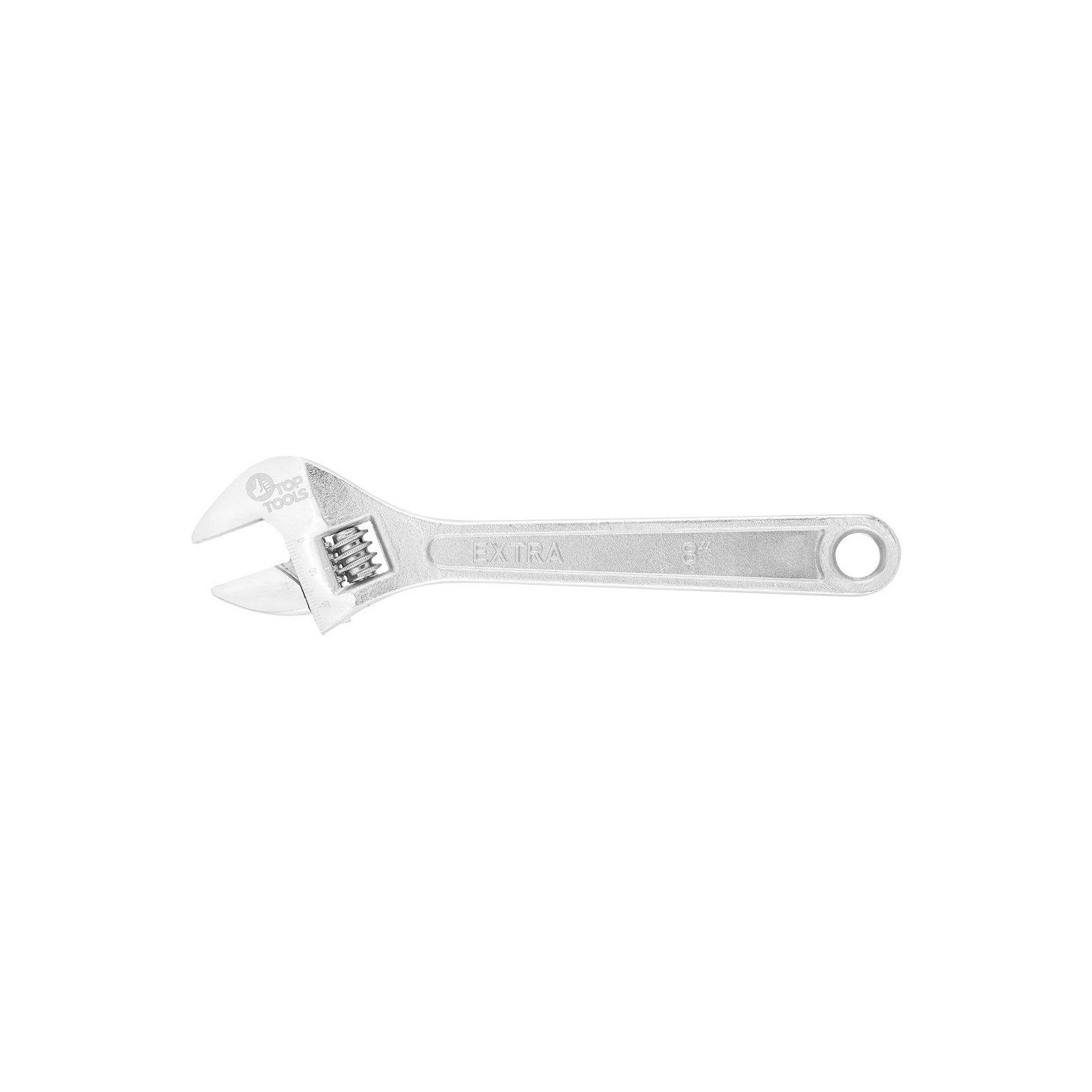 Ключ Top Tools розвідний, 200 мм, діапазон 0-24 мм, тримач металевий (35D112)