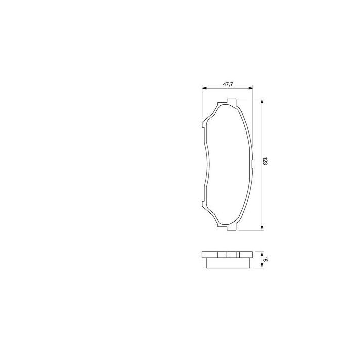 Гальмівні колодки Bosch 0 986 424 713 зображення 4