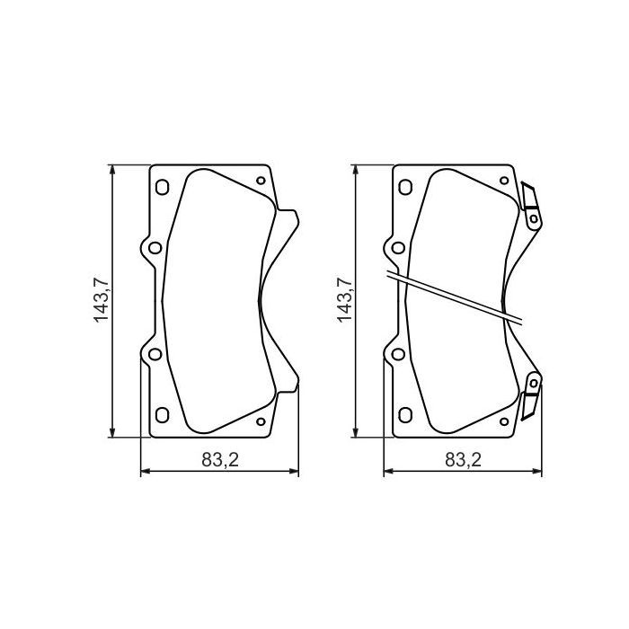Гальмівні колодки Bosch 0 986 494 449 зображення 2