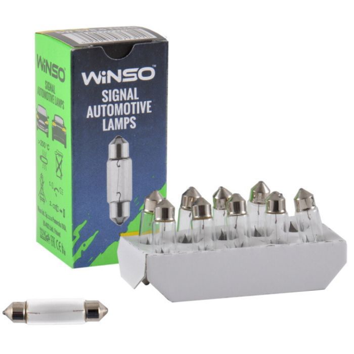 Автолампа WINSO C5W 5W SV8.5 T11X41 (713210) зображення 2