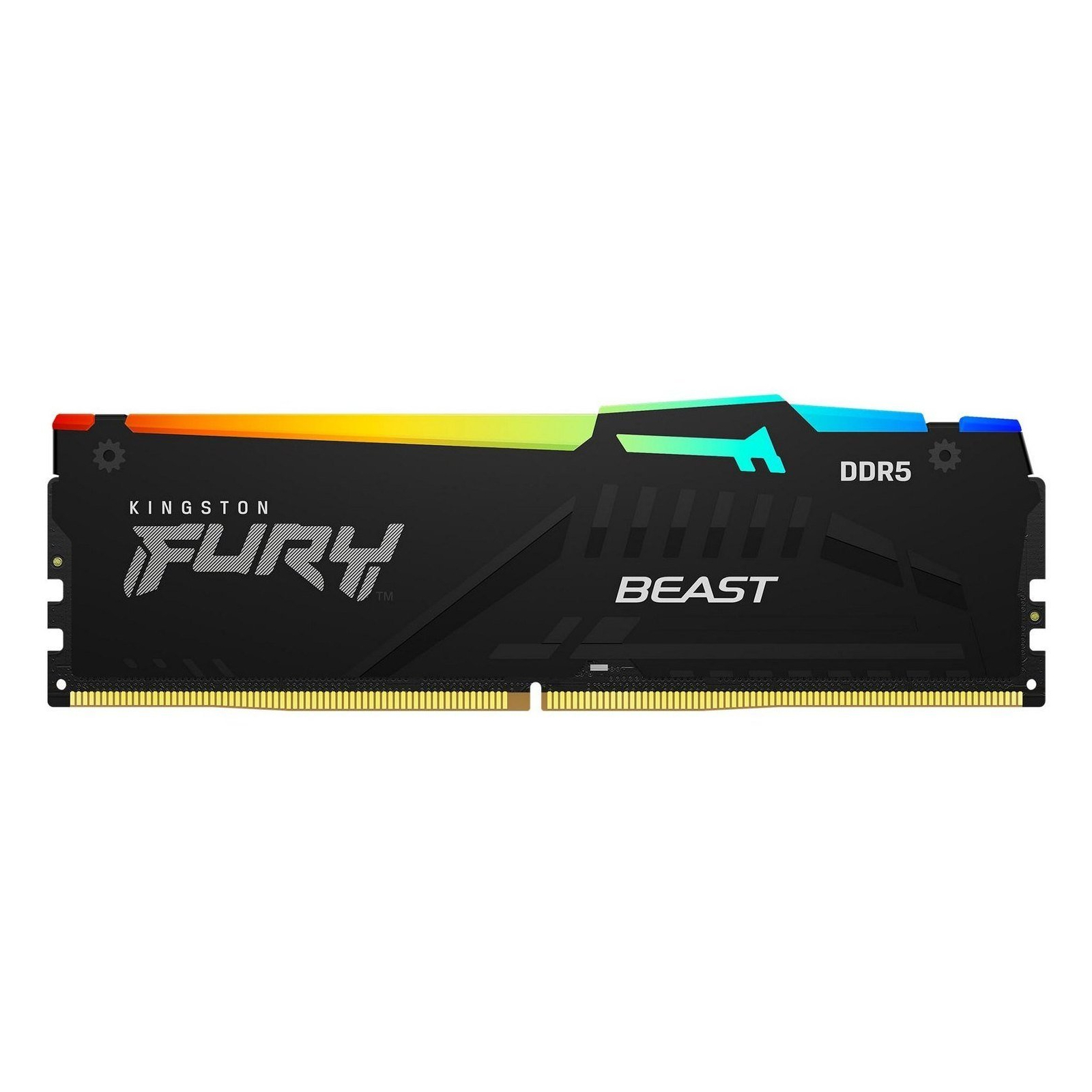 Модуль пам'яті для комп'ютера DDR5 32GB (2x16GB) 6000 MHz FURY Beast RGB Kingston Fury (ex.HyperX) (KF560C40BBAK2-32) зображення 3