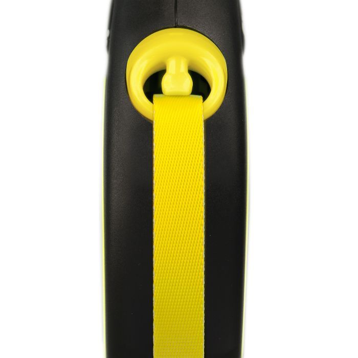 Поводок для собак Flexi New Neon L лента 5 м (черный) (4000498031711) изображение 2