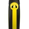 Поводок для собак Flexi New Neon L лента 5 м (черный) (4000498031711) изображение 2