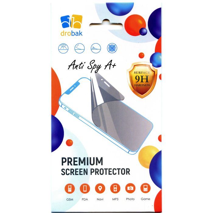 Скло захисне Drobak Anty Spy для Samsung Galaxy A23 (Black) (444467) зображення 6
