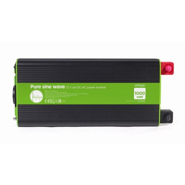 Автомобильный инвертор 12V/230V 1000W (2000W peak power) чистая синусоида EnerGenie (EG-PWC-PS1000-01) изображение 3