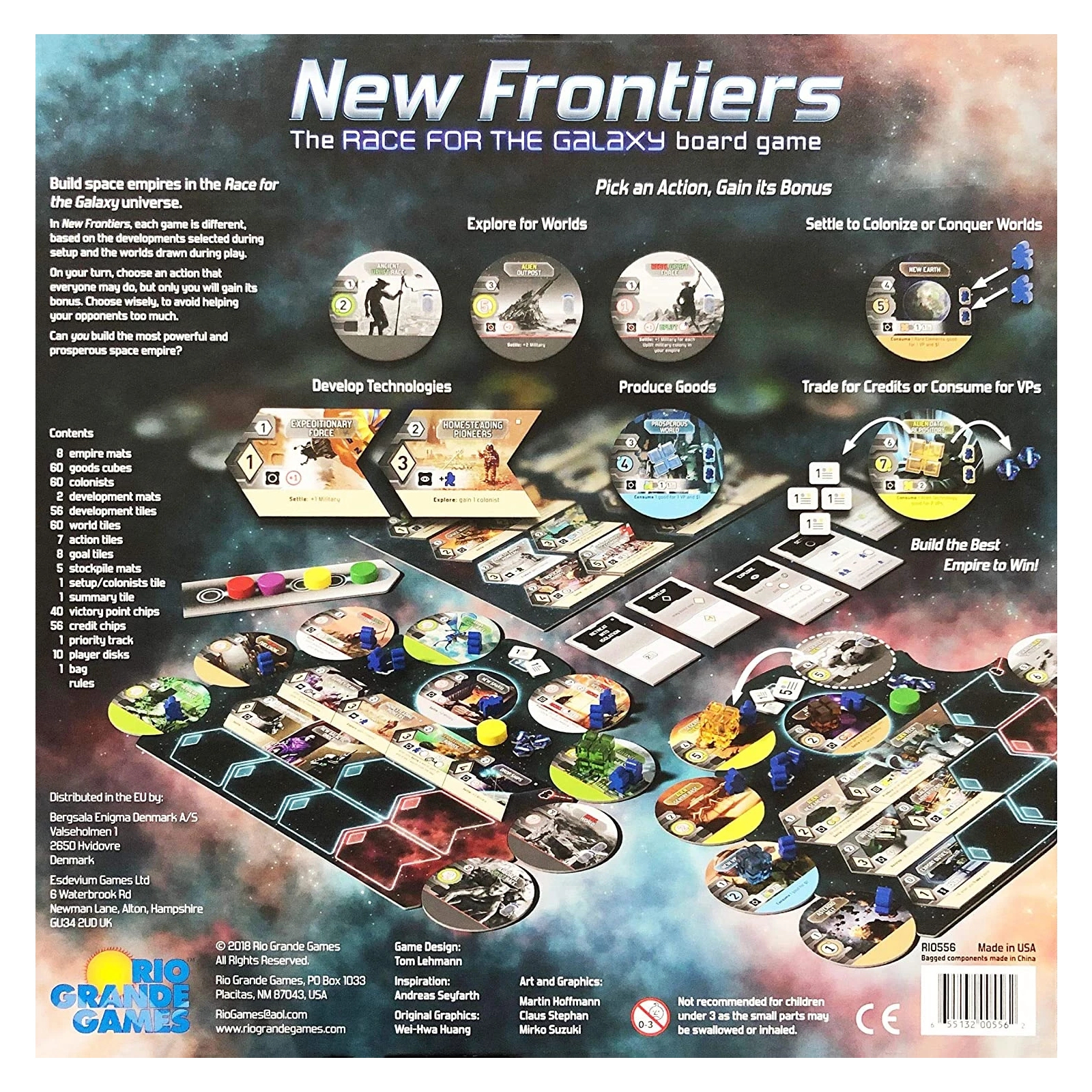 Настольная игра Rio Grande Games Race for the Galaxy: New Frontiers (Борьба за галактику: Новые рубежи) (6501158) изображение 2