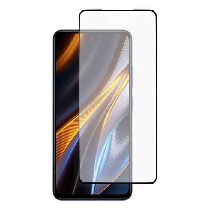 Стекло защитное Dengos Full Glue Poco X4 Pro 5G black frame (TGFG-241) изображение 2