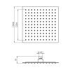 Лейка для душа Kroner Kubus-ESG704-25 (CV022954) изображение 4