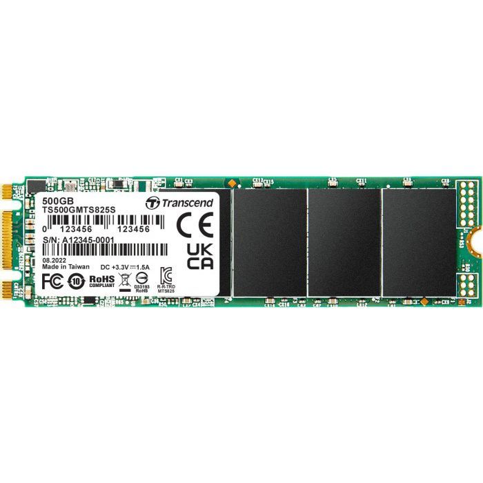 Накопитель SSD M.2 2280 500GB Transcend (TS500GMTS825S)