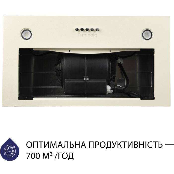 Витяжка кухонна Minola HBI 5227 I 700 LED зображення 3