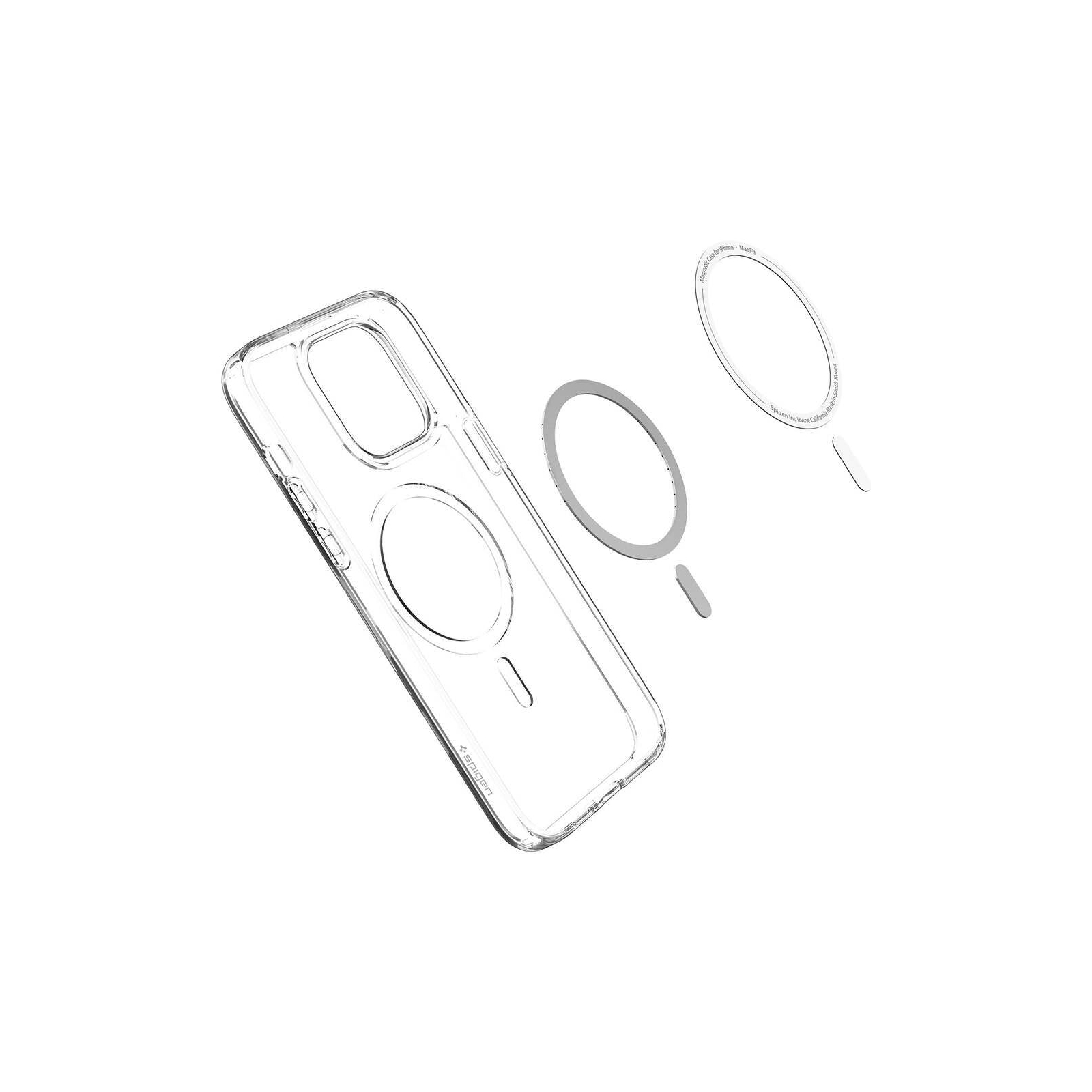 Чехол для мобильного телефона Spigen Apple Iphone 14 Pro Max Ultra Hybrid MagFit, Carbon Fiber (ACS04827) изображение 6