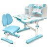 Парта зі стільцем Evo-kids Panda blue (BD-28 BL)