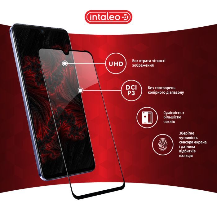 Скло захисне Intaleo Full Glue Vivo V21 (1283126528484) зображення 4