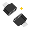 Переходник USB to MicroUSB AC-050 2 pcs XoKo (XK-AC050-BK2)