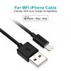 Дата кабель USB 2.0 AM to Lightning 1.8m 2.1A MFI Black Choetech (IP0027-BK) зображення 6