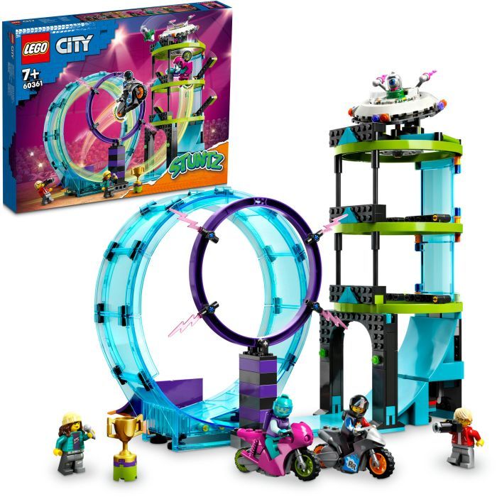 Конструктор LEGO City Stuntz Невероятное задание для каскадеров 385 деталей (60361) изображение 6