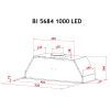 Витяжка кухонна Perfelli BI 5684 WH 1000 LED зображення 10