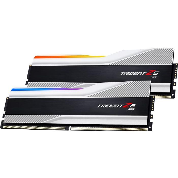 Модуль памяти для компьютера DDR5 64GB (2x32GB) 6000 Trident Z5 RGB Silver G.Skill (F5-6000J3238G32GX2-TZ5RS) изображение 3