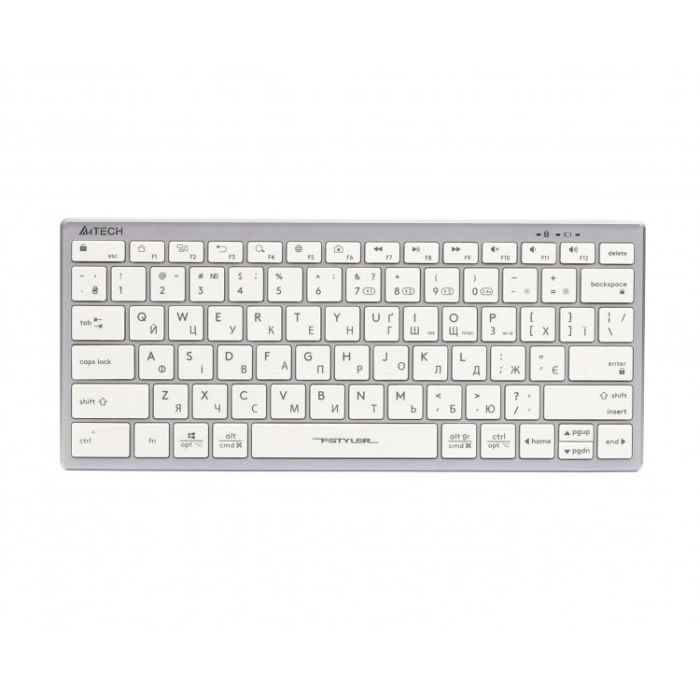 Клавиатура A4Tech FBX51C Wireless/Bluetooth White (FBX51C White)