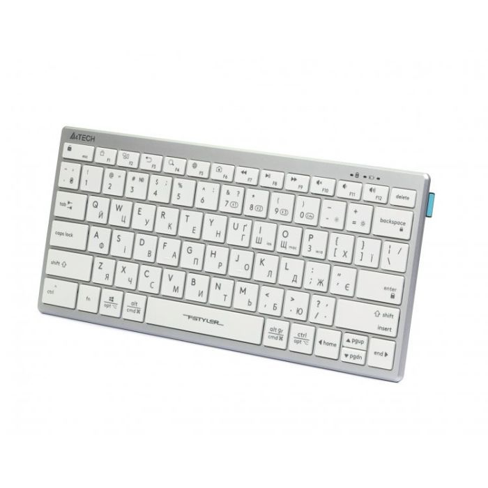 Клавиатура A4Tech FBX51C Wireless/Bluetooth White (FBX51C White) изображение 2
