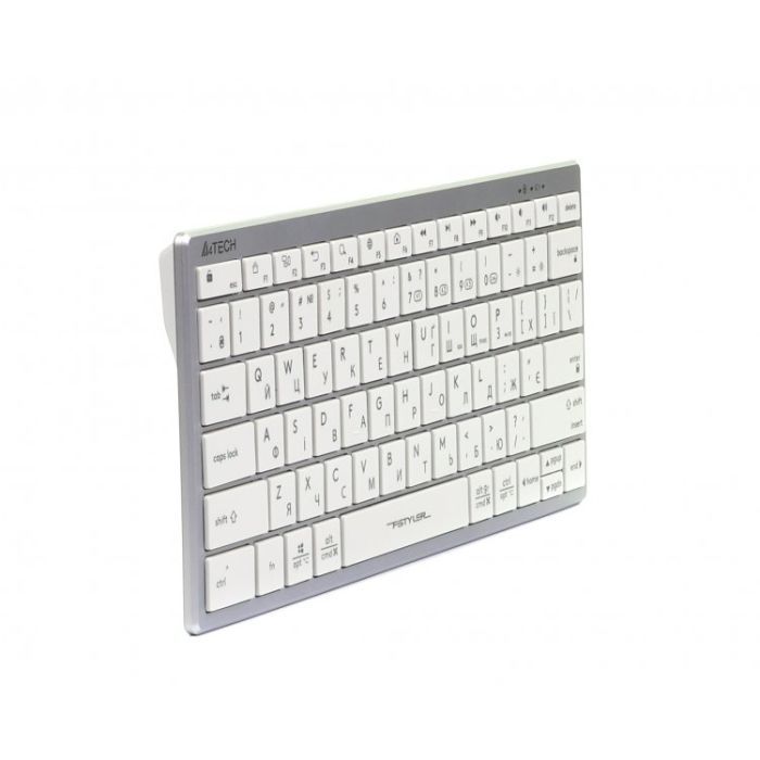 Клавиатура A4Tech FBX51C Wireless/Bluetooth White (FBX51C White) изображение 3