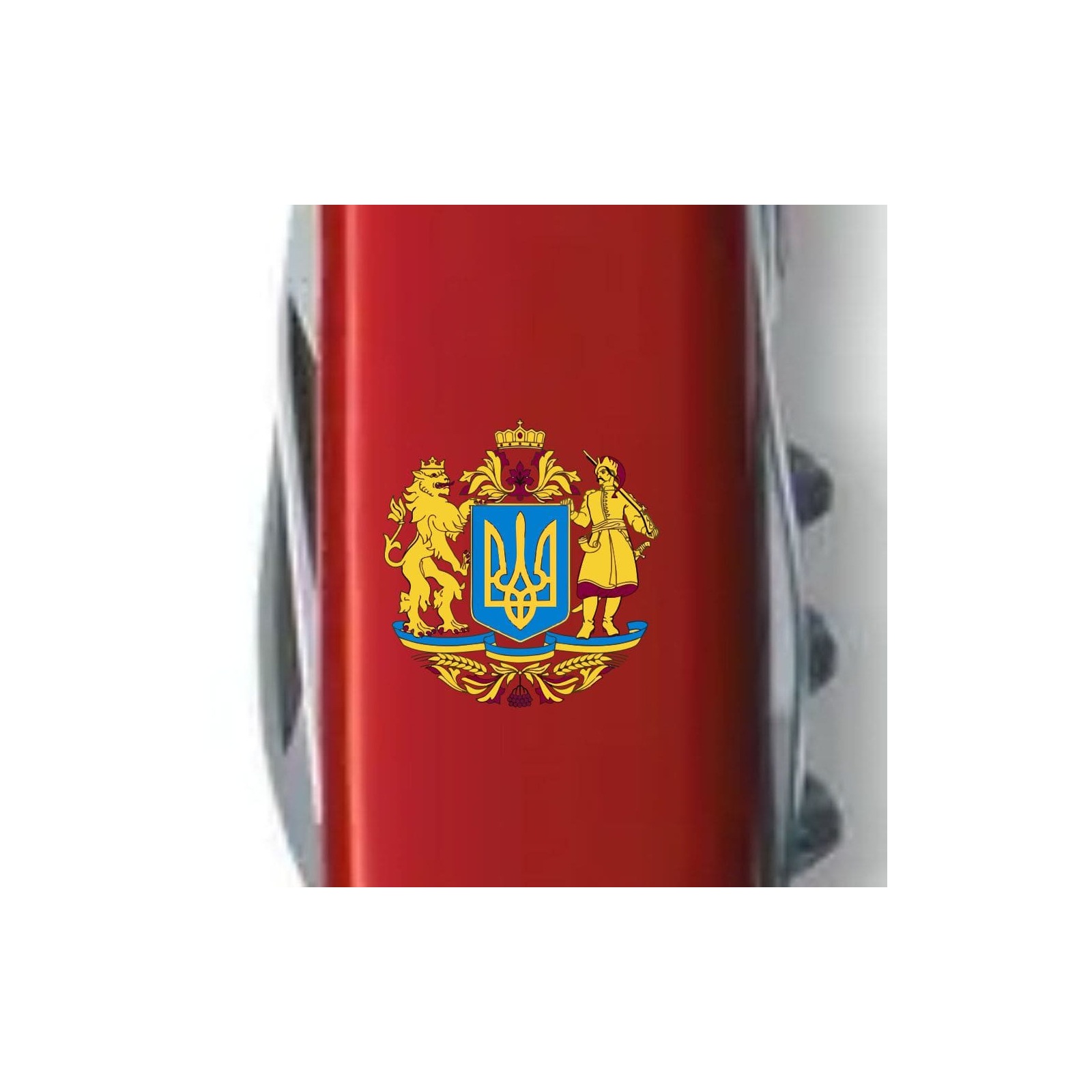 Нож Victorinox Climber Ukraine Red "Тризуб" (1.3703_T0010u) изображение 4