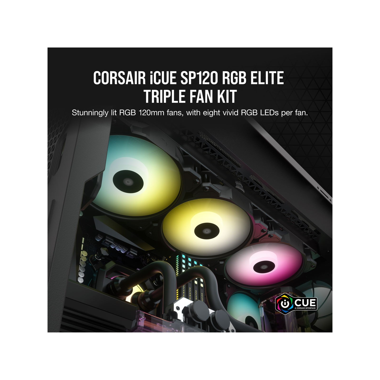 Кулер для корпуса Corsair SP120 RGB ELITE (CO-9050109-WW) изображение 9
