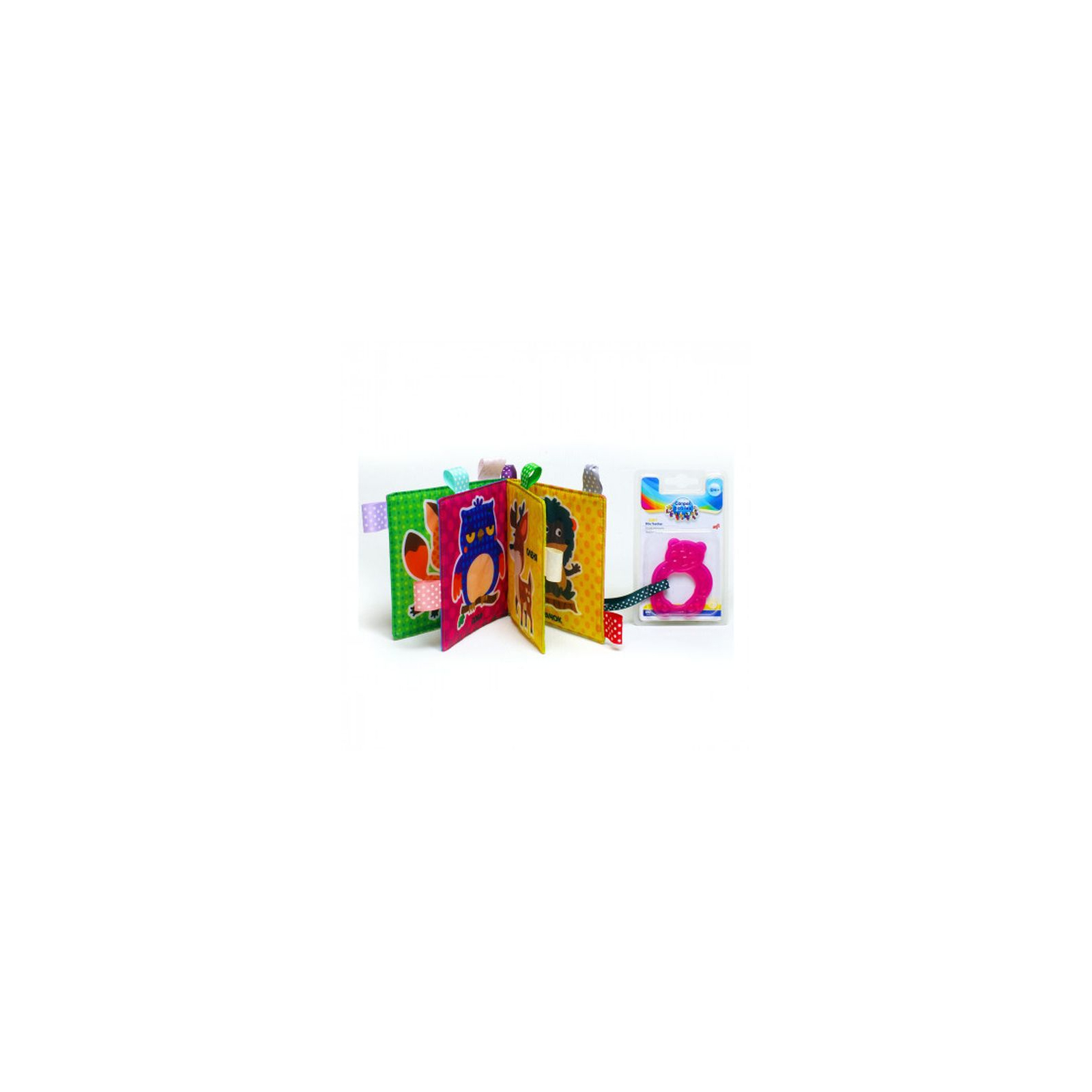 Развивающая игрушка Книжковий хмарочос Мягкая книга шуршалка: Зайка (6102275) изображение 2