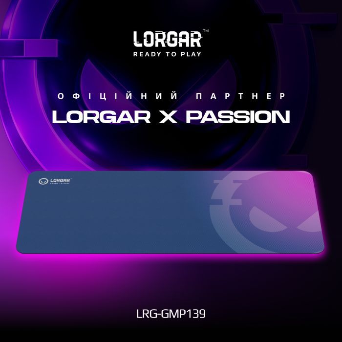 Килимок для мишки Lorgar Main 139 XL Purple (LRG-GMP139) зображення 2