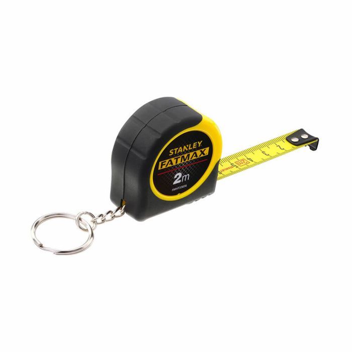 Рулетка Stanley FatMax брелок, 2м х 13мм в обрезиненом корпусе (FMHT1-33856)