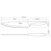 Кухонный нож Tramontina Plenus Light Grey Chef 203 мм (23426/138) изображение 3