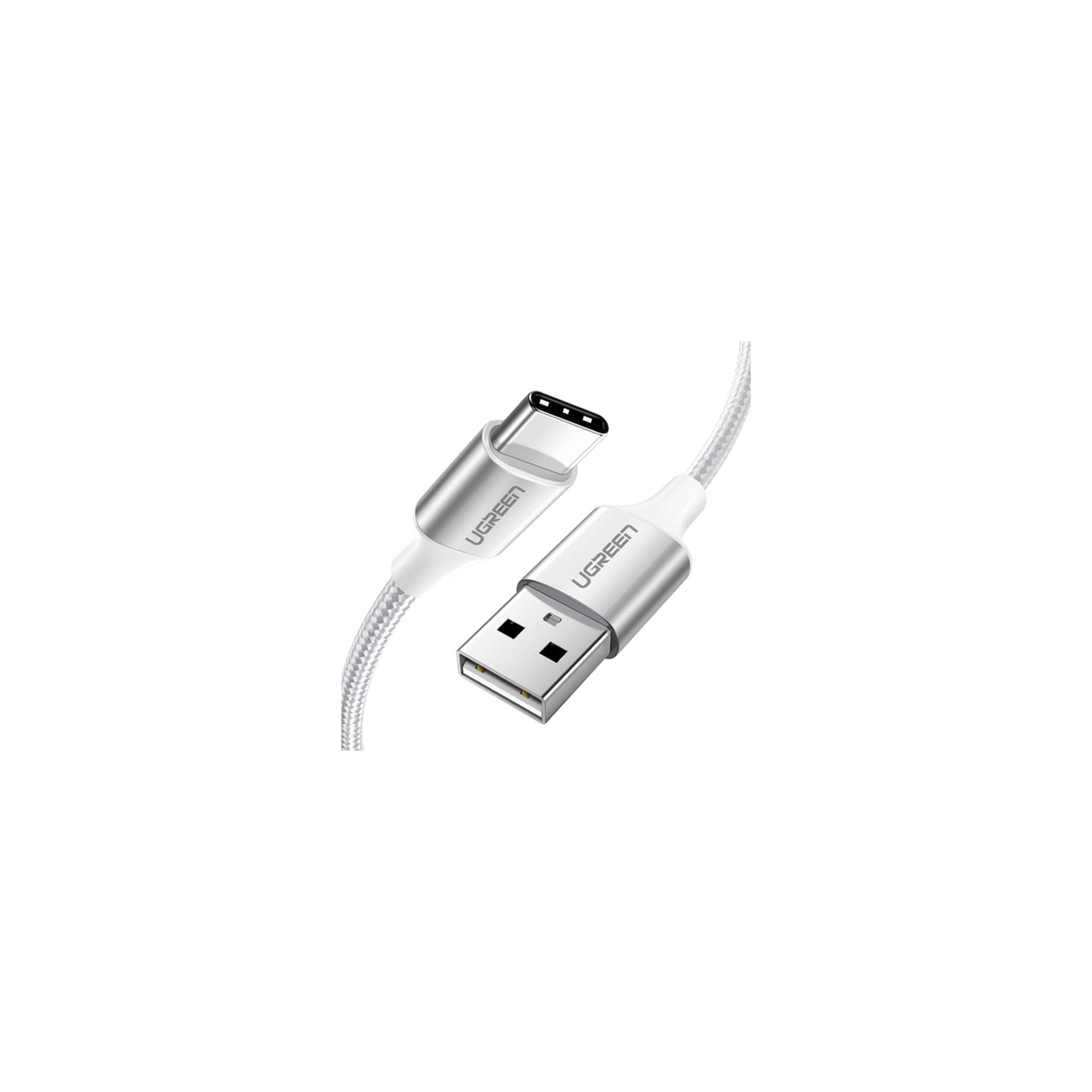 Дата кабель USB-C to USB-C 1.5m US300 5A USB2.0 White Ugreen (US300/80370) изображение 2