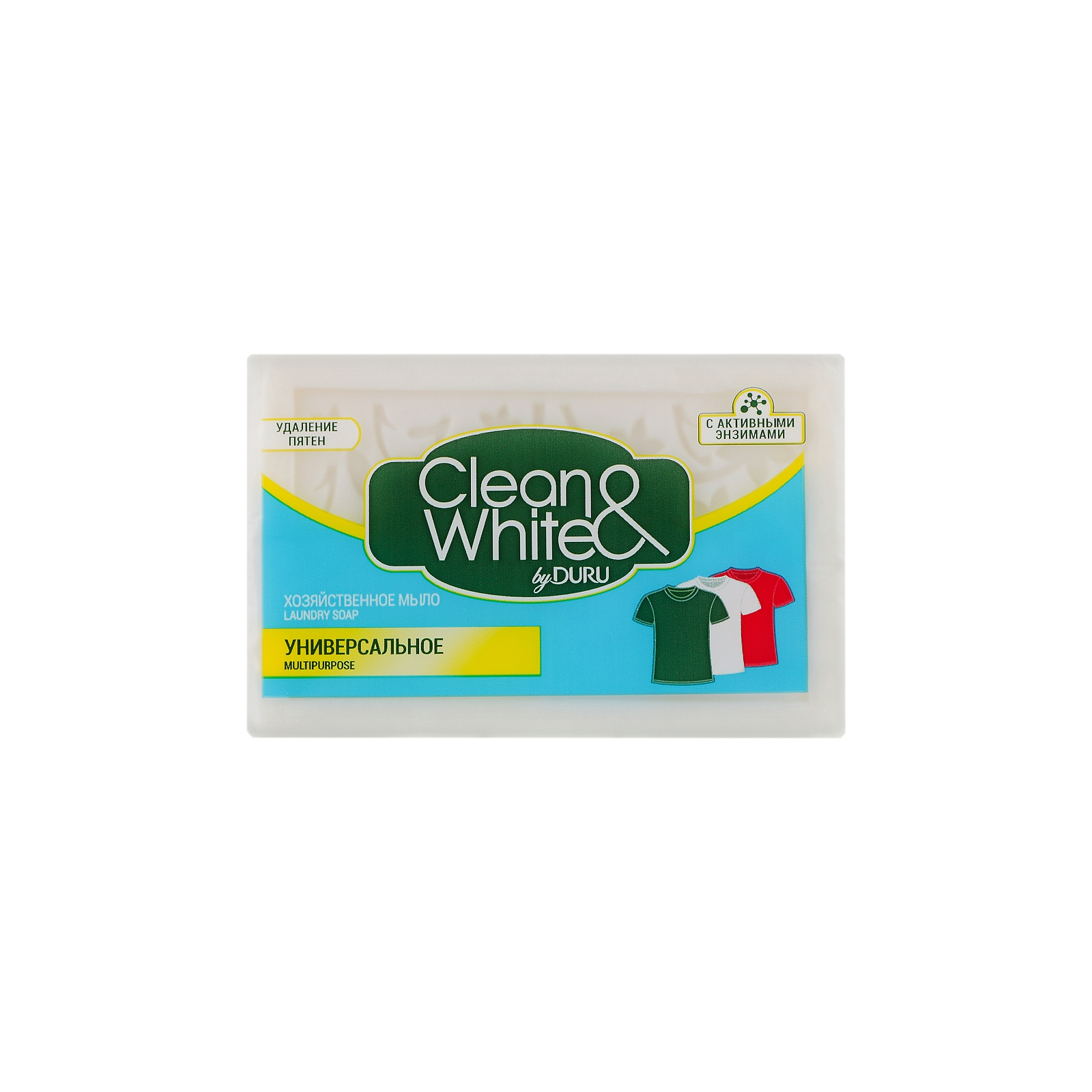 Мыло для стирки Duru Clean&White Хозяйственное Универсальное 4 x 120 г (8690506521899)