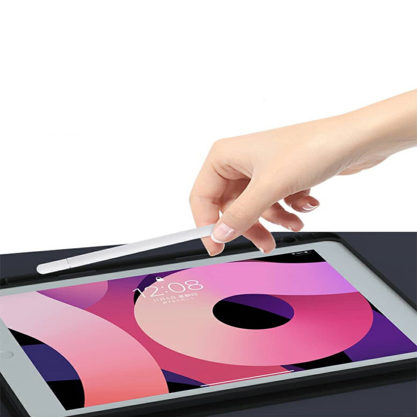 Чехол для планшета BeCover Tri Fold Soft TPU mount Apple Pencil Apple iPad 10.9" 2022 Purple (708463) изображение 7