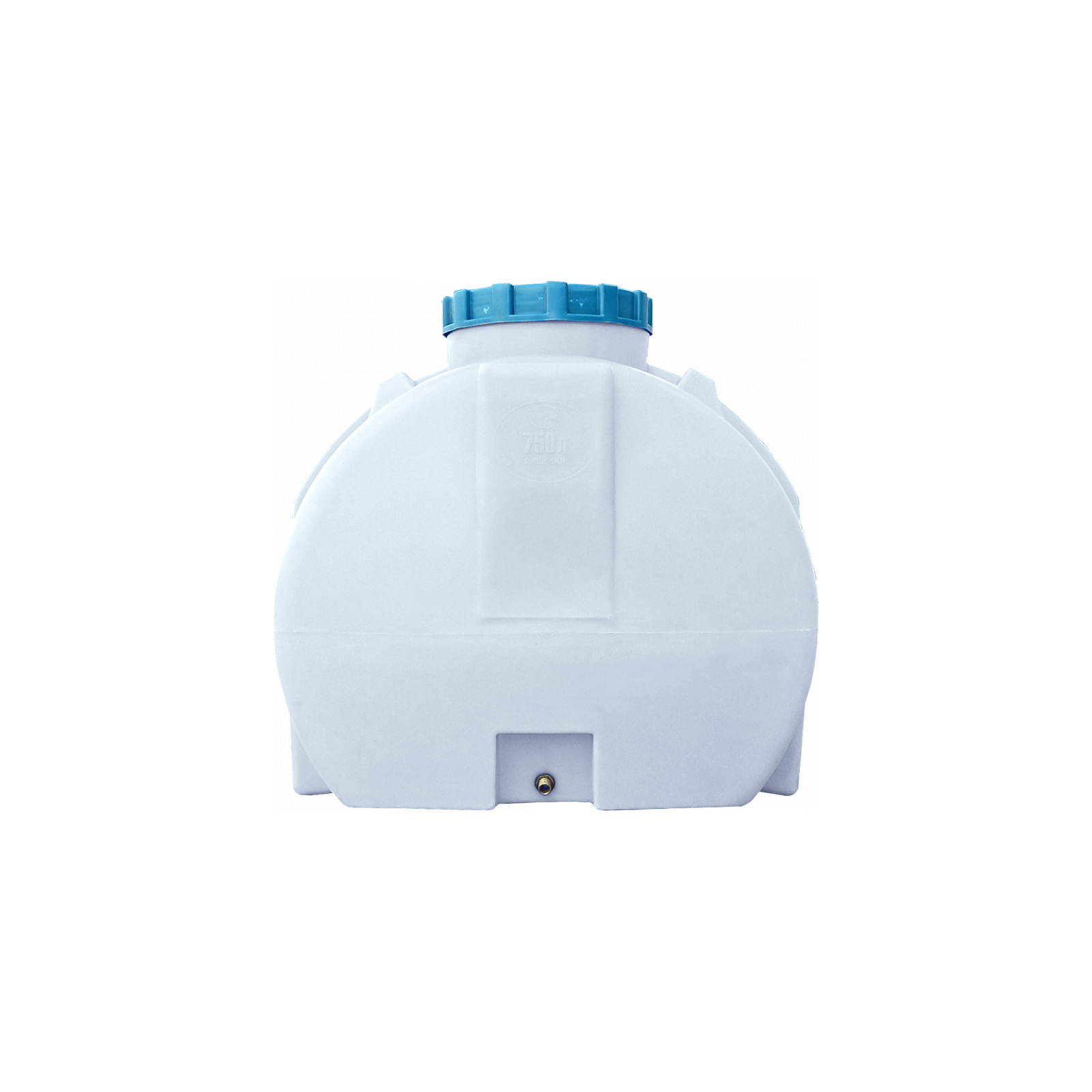 Емкость для воды Пласт Бак горизонтальная пищевая 100 л синяя (12460) изображение 2